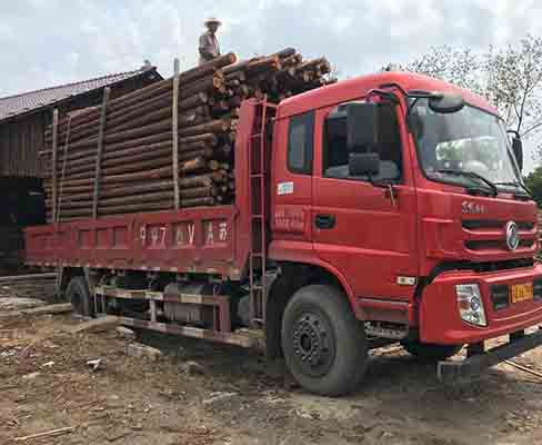 打樁木在運輸中如何固定？